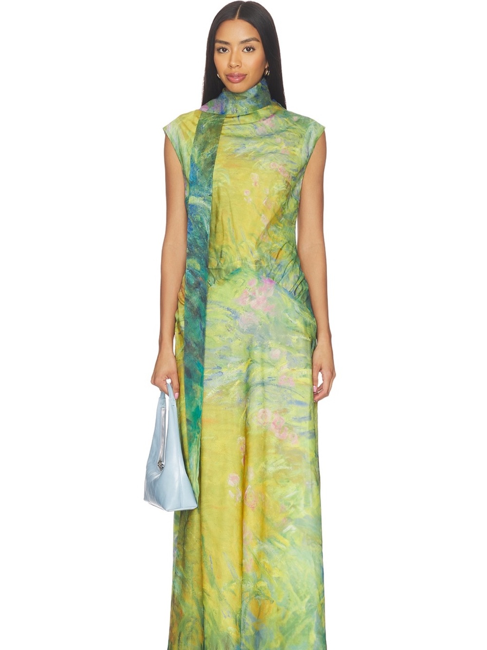 Yellow the label Monet maxi dress